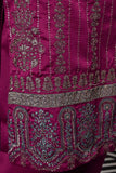 Z2-05 - Charming Daze |  3 Pc Unstitched Premium Silk Embroidered Dress