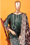 Doodle Love (MDL-002) - 3 Pc Unstitched Lawn Digital Printed Dress With Banarsi Chiffon Digital Printed Dupatta