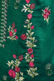 Z2-03 - Dreamy Floret |  3 Pc Unstitched Premium Silk Embroidered Dress