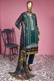 Dulcet Dream (MWE-05) - 3 Pc Unstitched Digital Embroidered Lawn Dress With Embroidered Chiffon Digital Dupatta