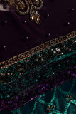 Sequins (F-205-G) - Chiffon Semi-stitched Embroidered Dress
