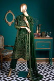 Exotic Sunshine (G6-3A) | Embroidered Green Chiffon Dress with Embroidered Chiffon Dupatta