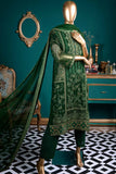 Exotic Sunshine (G6-3A) | Embroidered Green Chiffon Dress with Embroidered Chiffon Dupatta