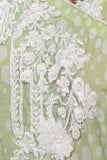 Glowing Iris  (R19-C39-Green) - Lawn Semi-stitched Embroidered Dress