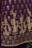 Kapasia (SC-123A-Purple) Embroidered & Printed Un-Stitched Cambric Dress With Printed Chiffon Banarsi Dupatta