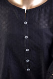 Betelgeuse (MG-2B-Black) - 3Pc Unstitched Cotton Chikankari Schiffli Dress With Cambric Trouser & Chiffon Dupatta with Lace & Moti Work