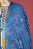 Peruvian lily (ECL-004-Mustard) - 3 Pc Unstitched Embroidered Lawn Dress With Chikankari Lawn Dupatta