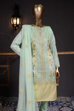 Celeste (R20-C34) - Lawn Semi-stitched Embroidered Dress
