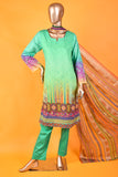 Rosy Love (MDL-007) - 3 Pc Unstitched Lawn Digital Printed Dress With Banarsi Chiffon Digital Printed Dupatta