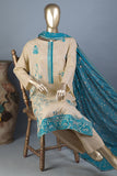 SC-189B-Skin - Shehnaayi | 3Pc Cotton Embroidered & Printed Dress