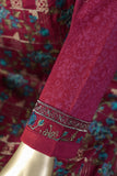 Chocolate Mist (SC-190B-Maroon) Embroidered Un-Stitched Cotton Dress With Embroidered Chiffon Dupatta