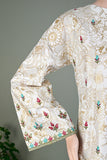 SC-240B-White - Multi Fire | 3Pc Cotton Embroidered & Printed Dress