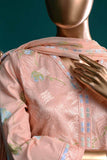 Arri Brush (SC-27B-Peach) Embroidered Un-Stitched Cambric Dress with Embroidered Chiffon Dupatta