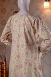 SONA CHANDI (SC-2B-Skin) EMBROIDERED UN-STITCHED CAMBRIC DRESS WITH CHIFFON DUPATTA
