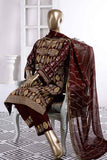 Grill (SC-39B-Maroon) Embroidered Cambric Dress with Embroidered Chiffon Dupatta