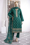 Apsara (SC-40A-Green) Embroidered Cambric Dress with Embroidered Chiffon Dupatta