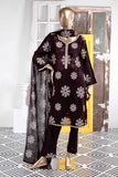 Fan Jaal (SC-51A-Maroon) Embroidered Un-Stitched Jacquard Dress With Embroidered Lawn Dupatta