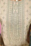 Serendipity (MWE-02) - 3 Pc Unstitched Digital Embroidered Lawn Dress With Embroidered Chiffon Digital Dupatta
