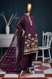 Son Pari (SC-106A-Purple) Embroidered Un-Stitched Cambric Dress With Banarsi Chiffon Dupatta