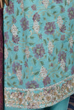 Sona Chandi (SC-120A-L-SkyBlue) Embroidered & Printed Un-Stitched Cambric Dress With Embroidered Lawn Dupatta