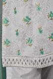 Sparkle (SC-5C-WhiteSeagreen) Embroidered & Printed Un-Stitched Cambric Dress With Printed Chiffon Banarsi Dupatta