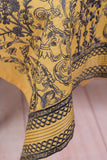 The-Iconic-(SC-192B-Light Mustard) - 3Pc Embroidered & Printed Un-Stitched Summer Fabirc Dress With Cotton Nylon Banarsi Dupatta