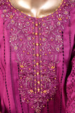 (ZLC-1B) 3 Pc Semi Stitched Chikankari Embroidered Stone Work Lawn Dress with Digital Printed Dupatta
