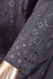 (ZLC-2B) 3 Pc Semi Stitched Chikankari Embroidered Stone Work Lawn Dress with Digital Printed Dupatta