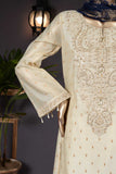 Majestic East (AF-5C) 3 Pc Mysoori Embroidered Dress with Handicraft Pearl work