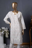 Shining Star (AC-2B) | White Unstitched Embroidered Cambric Kurti