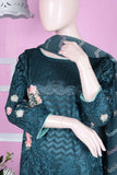 Artistic Beauty (BZ-6B) | Embroidered Un-stitched Cambric Dress with Chiffon Dupatta