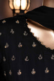 Stardust (F-117) - Chiffon Semi-stitched Embroidered Dress