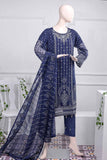 Daedalian (G5-1B) | Embroidered Un-stitched Chiffon Dress with Embroidered Chiffon Dupatta