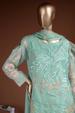 Faraway Horizon (G7-4A) Embroidered Sea-green Chiffon Dress with Embroidered Chiffon Dupatta