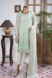 Flowing Grace (GF-4A) | Embroidered Un-stitched Chiffon Dress with Embroidered Chiffon Dupatta