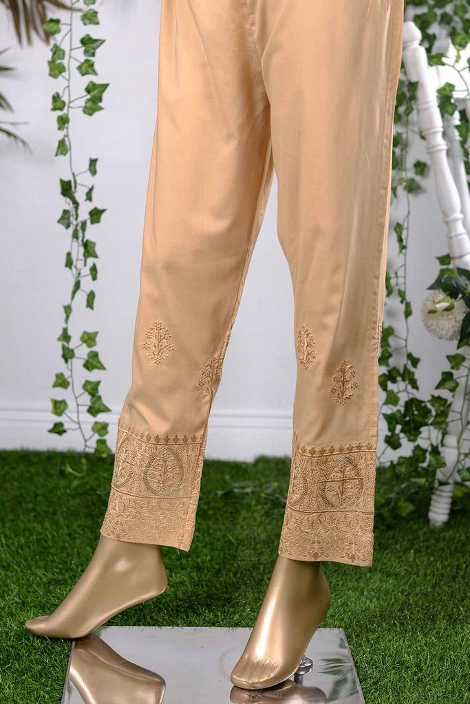 Cambric Embroidered Trouser | Roxanne (GP-4D)
