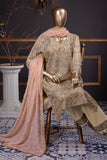 Dragon Fly (SC-70A-Skin) Embroidered Cambric Dress with Embroidered Chiffon Dupatta